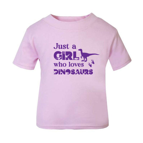 Just a Girl Who Loves Dinosaurs T-Shirt