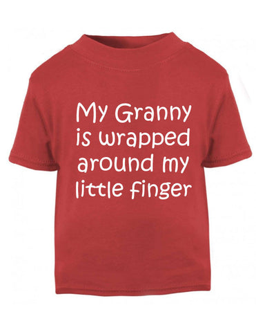 Granny Wrapped around my Finger Baby T Shirt