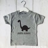 Personalised Dinosaur T Shirt
