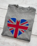 Union Jack Heart Kids' T-Shirt