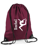 Personalised Gymnastics Drawstring Bag