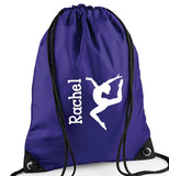 Personalised Gymnastics Drawstring Bag