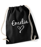 Personalised Heart PE Bag