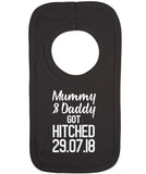 Mummy & Daddy Got Hitched Baby Bib