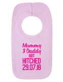 Mummy & Daddy Got Hitched Baby Bib