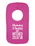Mummy & Daddy Got Hitched Baby Bib