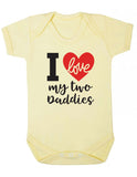 I Love My Two Daddies LGBT Babygrow