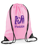 Personalised Initial Sea Life Swimming Bag