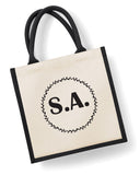 Initials Personalised Midi Tote Bag