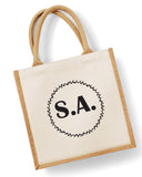 Initials Personalised Midi Tote Bag