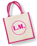 Initials Personalised Midi Tote Bag