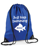 Just Keep Swimming Personalised Swimming Bag