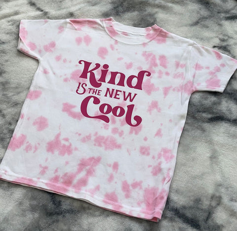 Kind is the New Cool Tie Dye Kids' T-Shirt