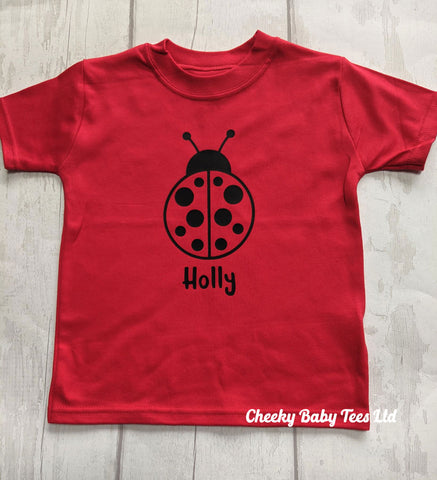 Personalised Ladybird Kids' T Shirt