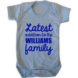 Personalised Latest Addition Babygrow