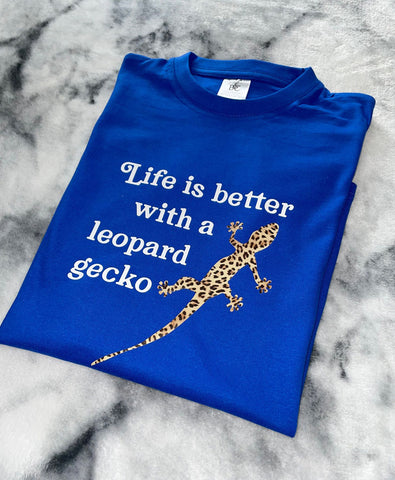 Life Better with Leopard Gecko Kids' T-Shirt