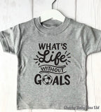 Life Without Goals Kids' Football T Shirt