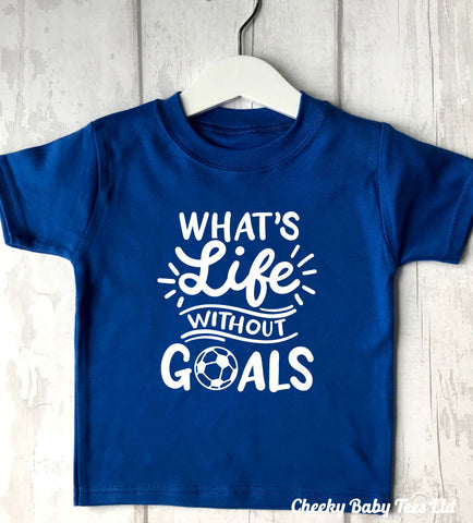 Life Without Goals Kids' Football T Shirt