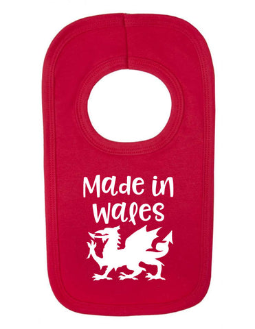 Made In Wales Baby Bib