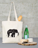 Mama Elephant Tote Bag