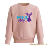Mermaid Vibes Kids' Sweatshirt