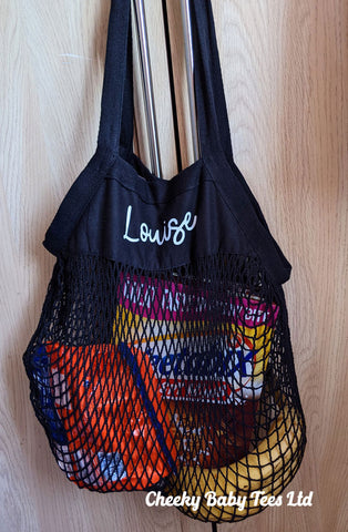 Personalised Mesh Net Shopping Bag