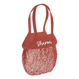 Personalised Mesh Net Shopping Bag