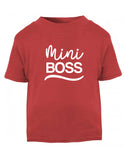 Mini Boss Funny Baby T-Shirt