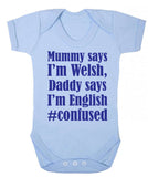 Personalised Split Nationality Babygrow