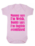 Personalised Split Nationality Babygrow