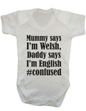 Personalised Split Nationality Babygrow