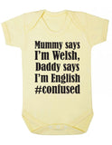 Personalised Split Nationality Babygrow