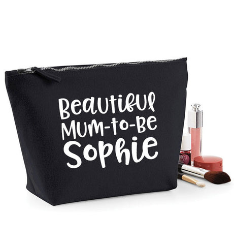 Mum To Be Personalised Make Up Bag