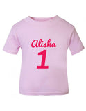 Personalised Name and Age T Shirt