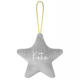 Personalised Name Star Xmas Decoration