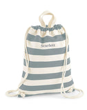 Personalised Name Drawstring Beach Bag