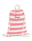 Personalised Name Drawstring Beach Bag