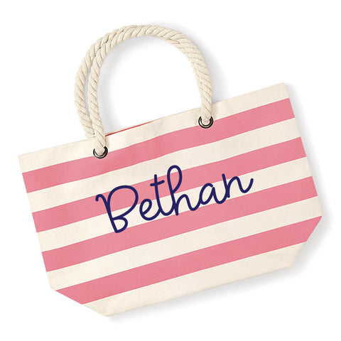 Personalised Name Beach Bag