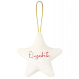 Personalised Name Star Xmas Decoration