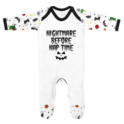 Nightmare Before Naptime Halloween Sleepsuit