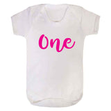 First Birthday One Baby Grow