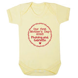 Personalised Our First Mother's Day Baby Grow
