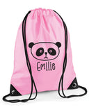 Personalised Panda Swimming Bag