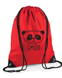 Personalised Panda Swimming Bag