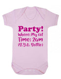 Party at my Cot Baby Babygrow