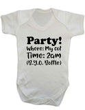 Party at my Cot Baby Babygrow