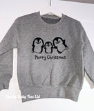 Penguin Christmas Kids' Sweatshirt