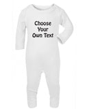 Personalised Text Sleepsuit