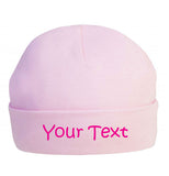 Personalised Text Baby Hat