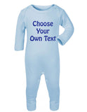 Personalised Text Sleepsuit